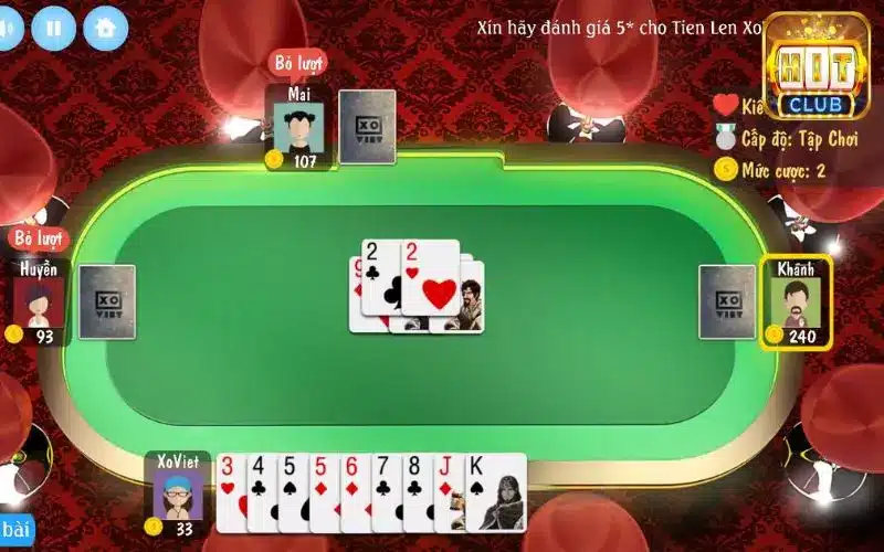 Luật chơi cập nhật liên tục trên Hitclub
