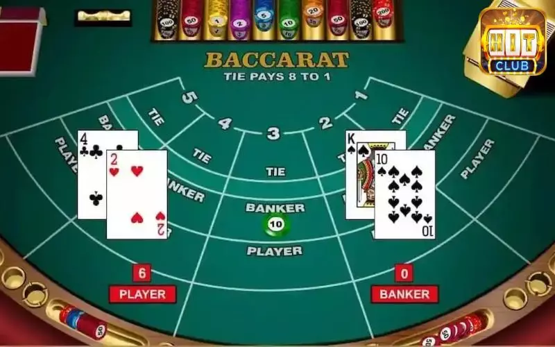 Baccarat có 3 cửa cược cơ bản